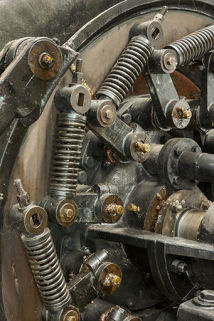 Mécanisme d'orientation des pales. © Région Bourgogne-Franche-Comté, Inventaire du patrimoine Mécanisme d'orientation des pales. © Région Bourgogne-Franche-Comté, Inventaire du patrimoine