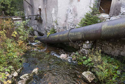Conduite forcée de la turbine. © Région Bourgogne-Franche-Comté, Inventaire du patrimoine
