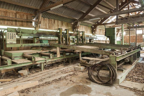 Chariot de la scie à ruban. © Région Bourgogne-Franche-Comté, Inventaire du patrimoine
