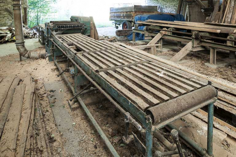 Tapis à rouleaux de la déligneuse. © Région Bourgogne-Franche-Comté, Inventaire du patrimoine