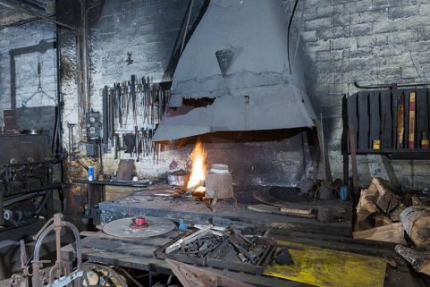 Forge. Vue de trois quarts. © Région Bourgogne-Franche-Comté, Inventaire du patrimoine