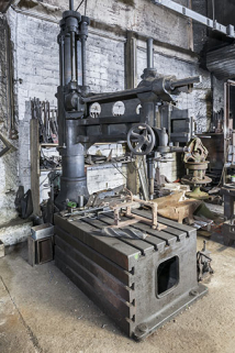 Machine à aléser (perceuse radiale). © Région Bourgogne-Franche-Comté, Inventaire du patrimoine