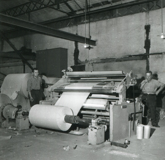 Calandrage (?), photogr., s.d. [3e quart 20e siècle]. © Région Bourgogne-Franche-Comté, Inventaire du patrimoine