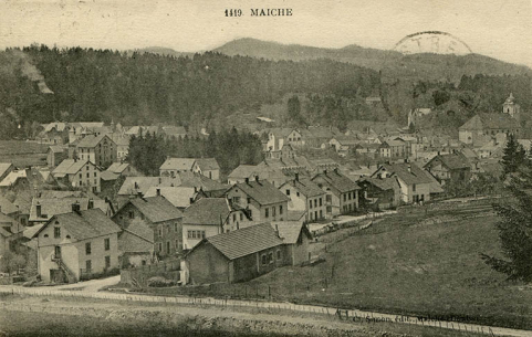1419. Maîche [à l'angle des rues de Goule et du Mont], 1er quart 20e siècle. © Région Bourgogne-Franche-Comté, Inventaire du patrimoine