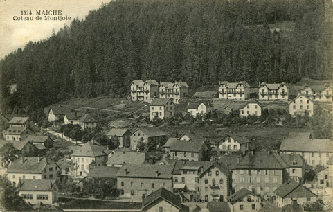 1524. Maîche - Coteau de Montjoie,  1er quart 20e siècle. © Région Bourgogne-Franche-Comté, Inventaire du patrimoine
