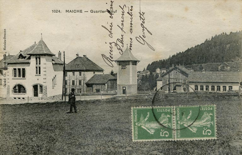1024. Maîche - Quartier Neuf, 1912 ou 1913. © Région Bourgogne-Franche-Comté, Inventaire du patrimoine
