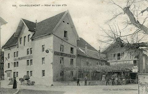 938. Charquemont - Hôtel du Lion d'Or, 1er quart 20e siècle. © Région Bourgogne-Franche-Comté, Inventaire du patrimoine 938. Charquemont - Hôtel du Lion d'Or, 1er quart 20e siècle. © Région Bourgogne-Franche-Comté, Inventaire du patrimoine