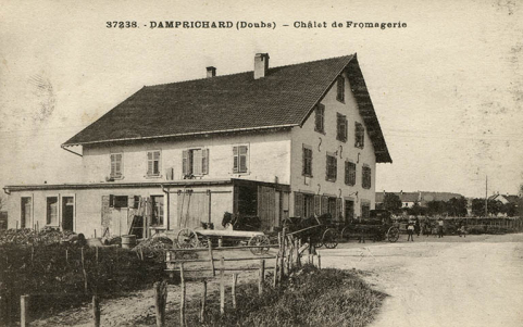 37238. - Damprichard (Doubs) - Châlet de Fromagerie, 2e quart 20e siècle. © Région Bourgogne-Franche-Comté, Inventaire du patrimoine