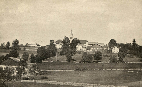 33470. - Fournet-Blancheroche (Doubs) - Vue générale [depuis l'est], 2e quart 20e siècle (avant 1937). © Région Bourgogne-Franche-Comté, Inventaire du patrimoine