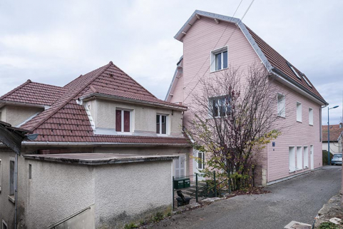 Maison (façade postérieure) et atelier (façades postérieure et latérale droite). © Région Bourgogne-Franche-Comté, Inventaire du patrimoine