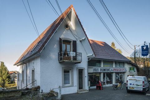 Logement et atelier de réparation de cycles. © Région Bourgogne-Franche-Comté, Inventaire du patrimoine