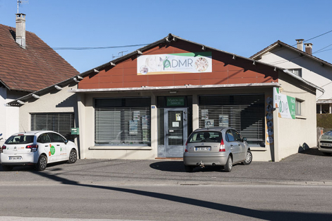 Façade antérieure, de trois quarts droite. © Région Bourgogne-Franche-Comté, Inventaire du patrimoine