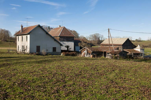 Atelier, ferme et remise agricole, depuis l'est. © Région Bourgogne-Franche-Comté, Inventaire du patrimoine
