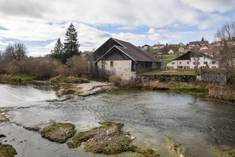Vue d'ensemble depuis l'est. © Région Bourgogne-Franche-Comté, Inventaire du patrimoine