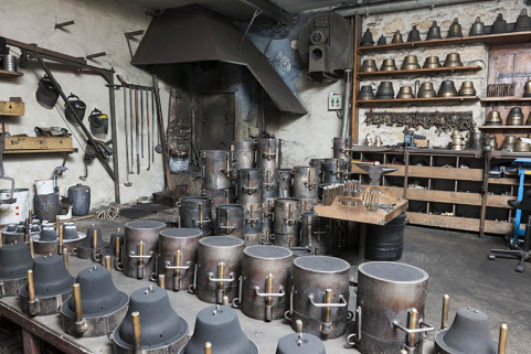 Atelier de fonderie : moulages, châssis, foyer et modèles. © Région Bourgogne-Franche-Comté, Inventaire du patrimoine