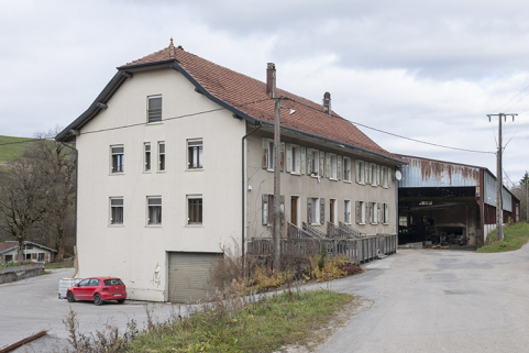 Bâtiment des logements et du bureau. © Région Bourgogne-Franche-Comté, Inventaire du patrimoine