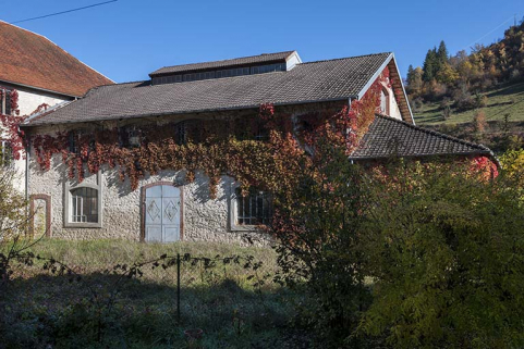 Bâtiment de la distillerie (salle des alambics ?). © Région Bourgogne-Franche-Comté, Inventaire du patrimoine