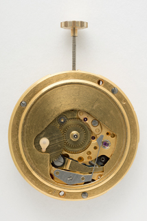 Mouvement de montre électromécanique Lip R 148, vu côté cadran. © Région Bourgogne-Franche-Comté, Inventaire du patrimoine Mouvement de montre électromécanique Lip R 148, vu côté cadran. © Région Bourgogne-Franche-Comté, Inventaire du patrimoine