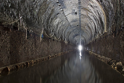 Intérieur du tunnel, vue générale. © Région Bourgogne-Franche-Comté, Inventaire du patrimoine