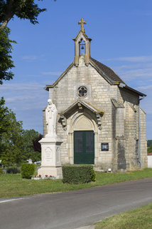 Chapelle Sainte-Anne et statue de la Vierge Libératrice de Ray. © Région Bourgogne-Franche-Comté, Inventaire du patrimoine