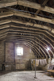 Vue rapprochée de la charpente. © Région Bourgogne-Franche-Comté, Inventaire du patrimoine Vue rapprochée de la charpente. © Région Bourgogne-Franche-Comté, Inventaire du patrimoine