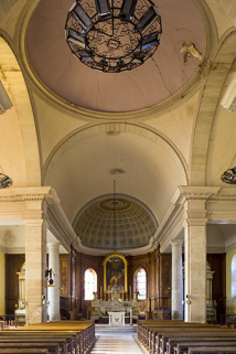 Vue générale de l'intérieur de l'édifice. © Région Bourgogne-Franche-Comté, Inventaire du patrimoine