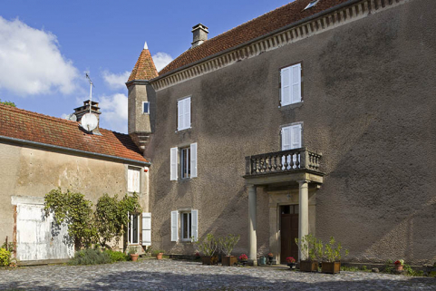 La cour, façade postéieure. © Région Bourgogne-Franche-Comté, Inventaire du patrimoine