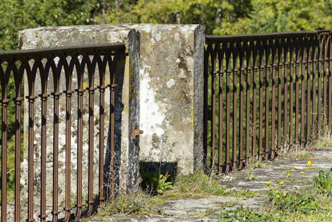 Le garde-corps maçonné d'une culée. © Région Bourgogne-Franche-Comté, Inventaire du patrimoine