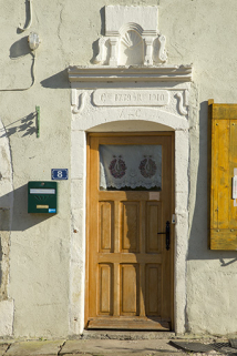 Détail d'une porte, rue Royale. © Région Bourgogne-Franche-Comté, Inventaire du patrimoine