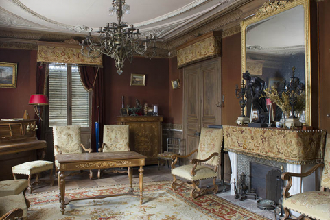 Le grand salon. © Région Bourgogne-Franche-Comté, Inventaire du patrimoine Le grand salon. © Région Bourgogne-Franche-Comté, Inventaire du patrimoine