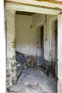 Bas de l'escalier à vis, maison Thysac. © Région Bourgogne-Franche-Comté, Inventaire du patrimoine