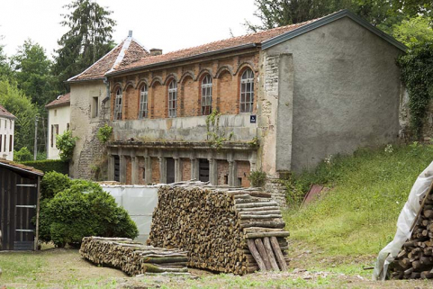 Bâtiment dépendant du moulin détruit au cours du 19e siècle.  © Région Bourgogne-Franche-Comté, Inventaire du patrimoine Bâtiment dépendant du moulin détruit au cours du 19e siècle.  © Région Bourgogne-Franche-Comté, Inventaire du patrimoine