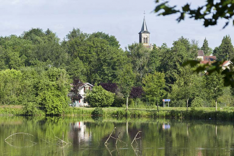 Vue sur le bourg depuis le Coney © Région Bourgogne-Franche-Comté, Inventaire du patrimoine