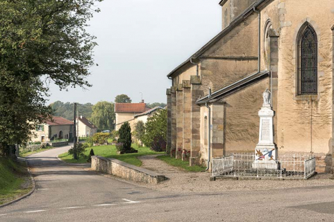Vue du village. © Région Bourgogne-Franche-Comté, Inventaire du patrimoine