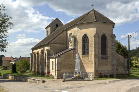 Le chevet triangulaire. © Région Bourgogne-Franche-Comté, Inventaire du patrimoine