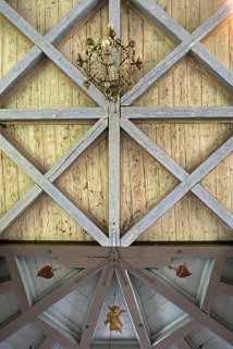 Détail du plafond. © Région Bourgogne-Franche-Comté, Inventaire du patrimoine