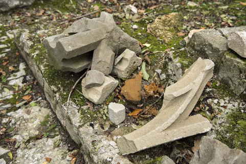 Fragments de voutes.  © Région Bourgogne-Franche-Comté, Inventaire du patrimoine