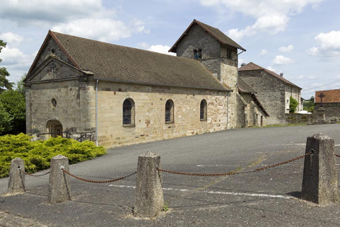 Vue de trois quart depuis le sud-ouest. © Région Bourgogne-Franche-Comté, Inventaire du patrimoine Vue de trois quart depuis le sud-ouest. © Région Bourgogne-Franche-Comté, Inventaire du patrimoine