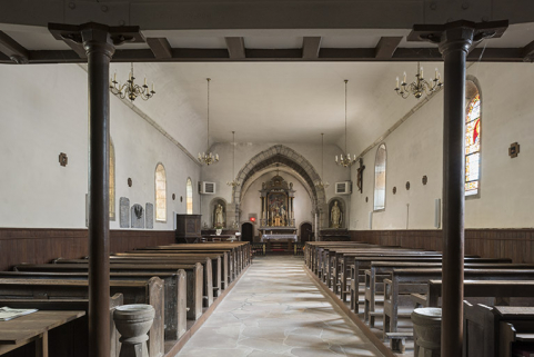 Vue intérieure depuis l'entrée. © Région Bourgogne-Franche-Comté, Inventaire du patrimoine Vue intérieure depuis l'entrée. © Région Bourgogne-Franche-Comté, Inventaire du patrimoine