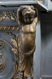 Détail du retable. © Région Bourgogne-Franche-Comté, Inventaire du patrimoine Détail du retable. © Région Bourgogne-Franche-Comté, Inventaire du patrimoine