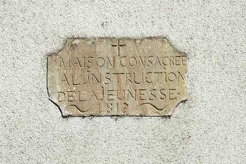 Détail : Maison 2 rue Jean Monnasson, à l'angle de la rue Emile Hauviller. © Région Bourgogne-Franche-Comté, Inventaire du patrimoine