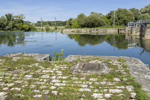 Emplacement de l'ancien barrage à aiguilles. © Région Bourgogne-Franche-Comté, Inventaire du patrimoine