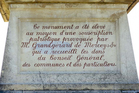 monument aux morts © Région Bourgogne-Franche-Comté, Inventaire du patrimoine