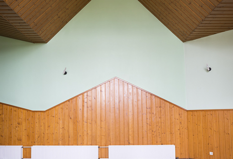 Détail intérieur dans la cantine.  © Région Bourgogne-Franche-Comté, Inventaire du patrimoine