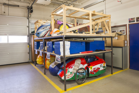 Vue intérieure d'un atelier : travaux d'élèves. © Région Bourgogne-Franche-Comté, Inventaire du patrimoine