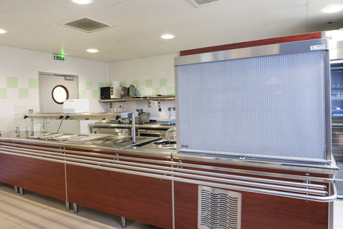 Cuisine et self pédagogiques. © Région Bourgogne-Franche-Comté, Inventaire du patrimoine