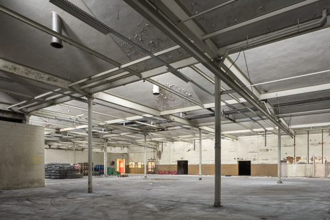 Etat en 2016. Usine A : intérieur de l'atelier de réparation. © Région Bourgogne-Franche-Comté, Inventaire du patrimoine