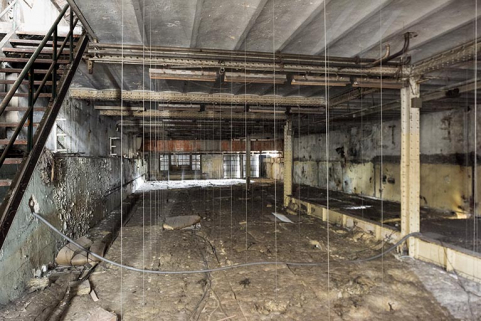 Etat en 2016. Usine A : rez-de-chaussée de la chaufferie. © Région Bourgogne-Franche-Comté, Inventaire du patrimoine