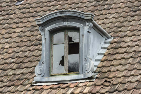 Etat en 2016. Usine A : lucarne des bureaux. © Région Bourgogne-Franche-Comté, Inventaire du patrimoine