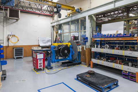 Montage des rotors. © Région Bourgogne-Franche-Comté, Inventaire du patrimoine